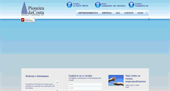 Desktop Screenshot of pioneiradacosta.com.br